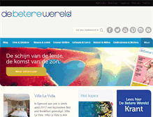 Tablet Screenshot of debeterewereld.nl